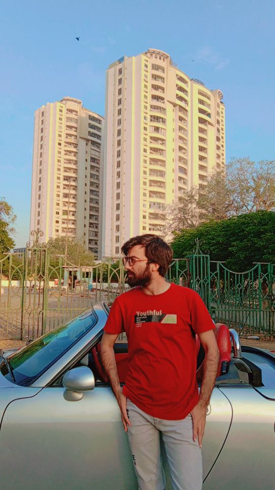 Standing again red tshirt