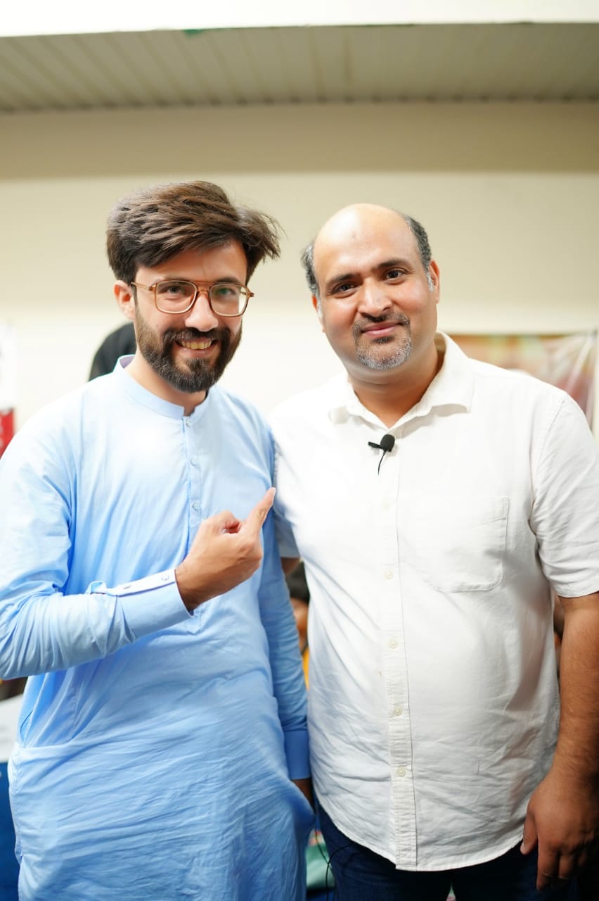 With Usman Chudtai